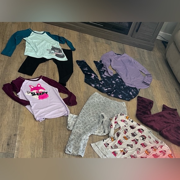 Girls Size 14/16 PJ Sets Assorted Brands 4-Sets - Picture 2 of 11